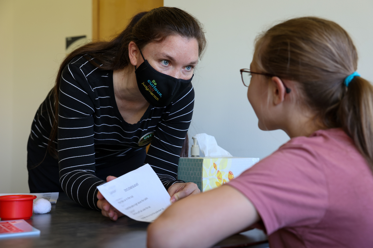 Children investigate health concepts and future careers at record